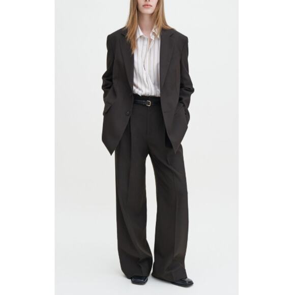 FILIPPA K Women's Dark Chocolate Davina Oversized Blazer Size 40 | Large - Picture 10 of 10